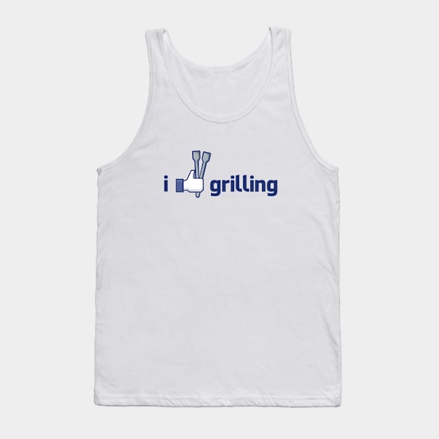 I Like Grilling Tank Top by shush